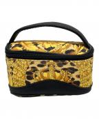 VERSACEヴェルサーチェ）の古着「バニティポーチ」｜イエロー×ブラック