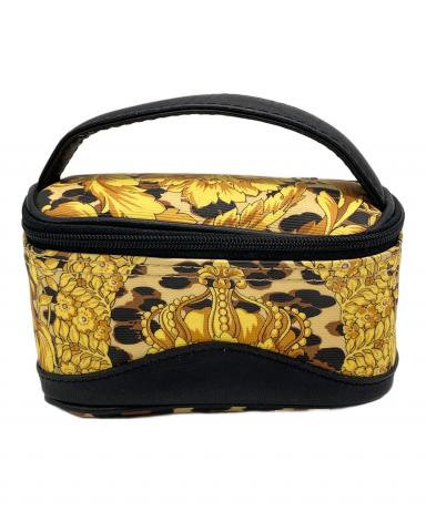 中古・古着通販】VERSACE (ヴェルサーチェ) バニティポーチ イエロー