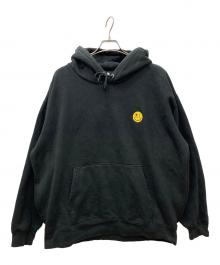 P.i（ピーアイ）の古着「ワンポイント刺繍パーカー」｜ブラック