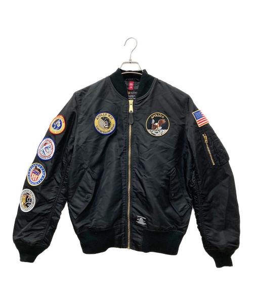 ALPHA（アルファ）ALPHA (アルファ) L-2B APOLLO GEN II JAPANスペック / アポロ ライトMA-1 TA0480-001 ブラック サイズ:Mの古着・服飾アイテム