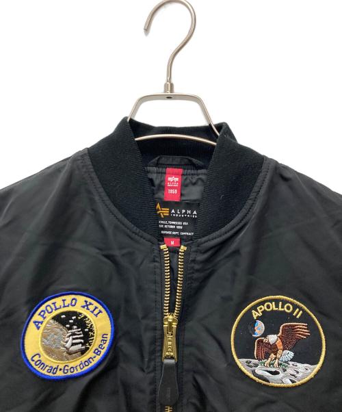 ALPHA（アルファ）ALPHA (アルファ) L-2B APOLLO GEN II JAPANスペック / アポロ ライトMA-1 TA0480-001 ブラック サイズ:Mの古着・服飾アイテム