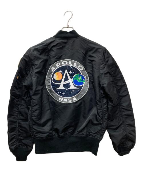ALPHA（アルファ）ALPHA (アルファ) L-2B APOLLO GEN II JAPANスペック / アポロ ライトMA-1 TA0480-001 ブラック サイズ:Mの古着・服飾アイテム