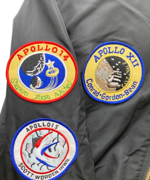 ALPHA（アルファ）ALPHA (アルファ) L-2B APOLLO GEN II JAPANスペック / アポロ ライトMA-1 TA0480-001 ブラック サイズ:Mの古着・服飾アイテム