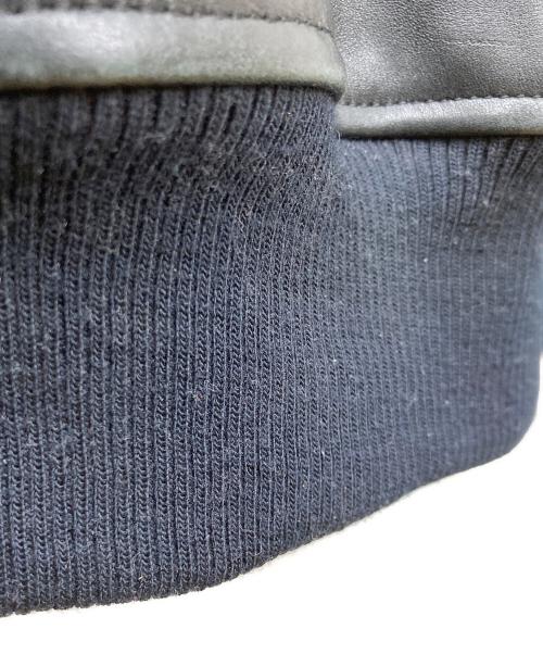 FREEDOM LEATHER COMPANY（フリーダムレザーカンパニー）FREEDOM LEATHER COMPANY (フリーダムレザーカンパニー) レザーブルゾン レッド×ブラック サイズ:42の古着・服飾アイテム