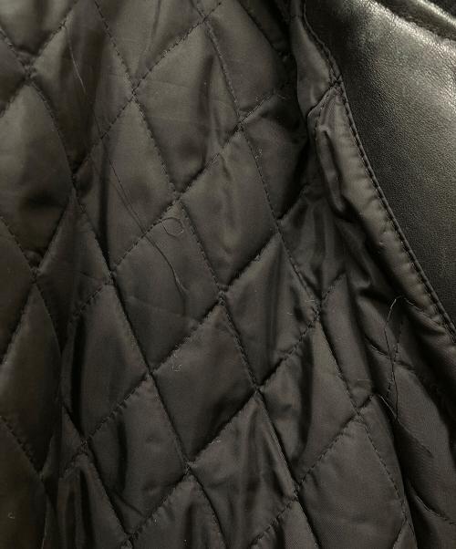 FREEDOM LEATHER COMPANY（フリーダムレザーカンパニー）FREEDOM LEATHER COMPANY (フリーダムレザーカンパニー) レザーブルゾン レッド×ブラック サイズ:42の古着・服飾アイテム