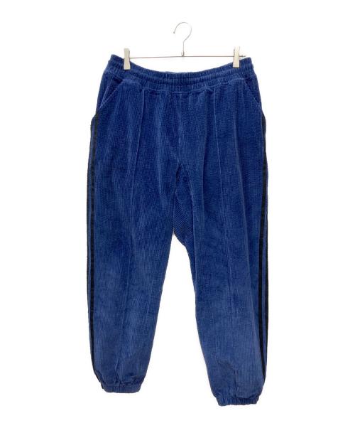 adidas（アディダス）adidas (アディダス) Ivy Park (アイヴィーパーク) CORDUROY SWEAT PANTS HG2525 ネイビー サイズ:Mの古着・服飾アイテム