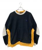 Champion×N.HOOLYWOODチャンピオン×エヌ ハリウッド）の古着「CREWNECK SWEATSHIRT C8-Y017」｜ブラック×イエロー