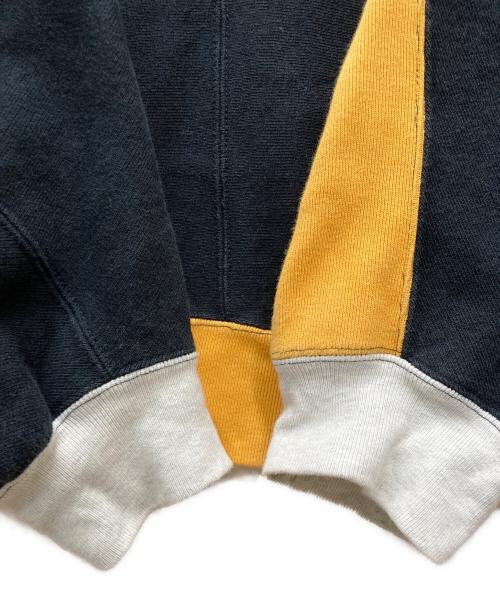 Champion（チャンピオン）Champion (チャンピオン) N.HOOLYWOOD (エヌ ハリウッド) CREWNECK SWEATSHIRT C8-Y017 ブラック×イエロー サイズ:X‐LARGEの古着・服飾アイテム