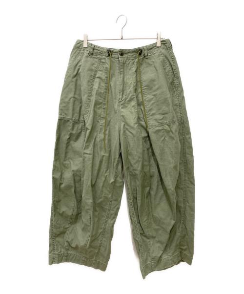 Needles（ニードルズ）Needles (ニードルズ) ファティーグ ヒザデルパンツ PU246 オリーブ サイズ:Mの古着・服飾アイテム