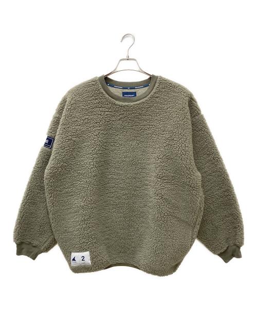 DESCENDANT（ディセンダント）DESCENDANT (ディセンダント) HORIZON FLEECE CREW NECK グリーン サイズ:2の古着・服飾アイテム