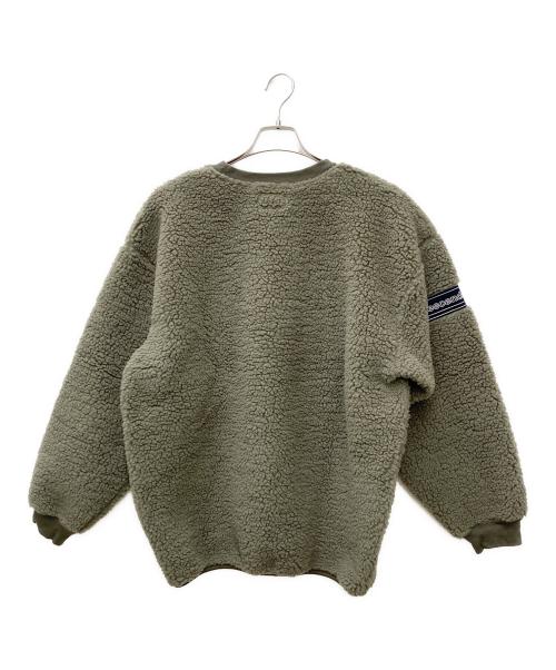 DESCENDANT（ディセンダント）DESCENDANT (ディセンダント) HORIZON FLEECE CREW NECK グリーン サイズ:2の古着・服飾アイテム
