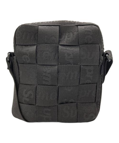 SUPREME（シュプリーム）SUPREME (シュプリーム) Woven Shoulder Bag ブラックの古着・服飾アイテム