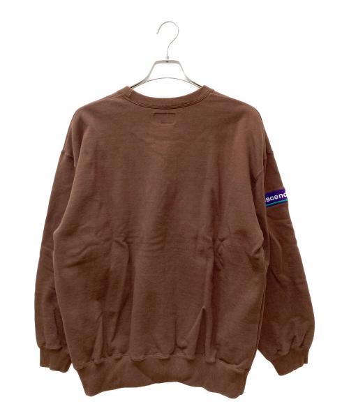 DESCENDANT（ディセンダント）DESCENDANT (ディセンダント) HORIZON CREW NECK スウェット ブラウン サイズ:2の古着・服飾アイテム