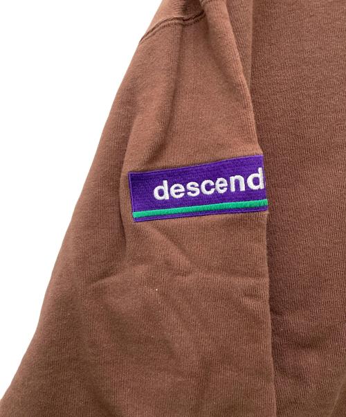 DESCENDANT（ディセンダント）DESCENDANT (ディセンダント) HORIZON CREW NECK スウェット ブラウン サイズ:2の古着・服飾アイテム