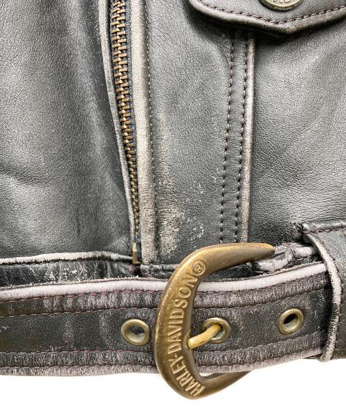 HARLEY-DAVIDSON（ハーレーダビッドソン）HARLEY-DAVIDSON (ハーレーダビッドソン) バイカーレザージャケット ブラック サイズ:XLの古着・服飾アイテム