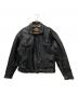 HARLEY-DAVIDSON（ハーレーダビッドソン）の古着「バイカーレザージャケット」｜ブラック