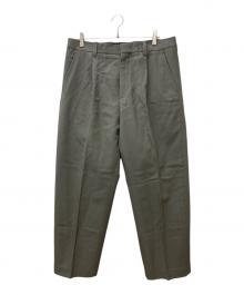 OAMC（オーエーエムシー）の古着「ウールトラウザーパンツ」｜オリーブ