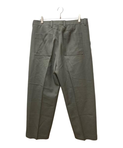 OAMC（オーエーエムシー）OAMC (オーエーエムシー) ウールトラウザーパンツ オリーブ サイズ:50の古着・服飾アイテム
