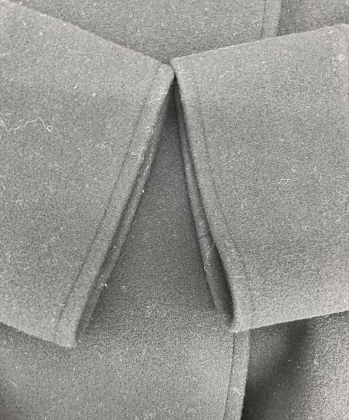 Spick and Span（スピック＆スパン）Spick and Span (スピック＆スパン) W/Nyモッサステンカラーショートコート ブラック サイズ:38の古着・服飾アイテム