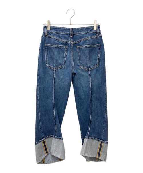 BOTTEGA VENETA（ボッテガベネタ）BOTTEGA VENETA (ボッテガベネタ) カーブシェイプデニムパンツ　723355 V2J80 ブルー サイズ:34の古着・服飾アイテム