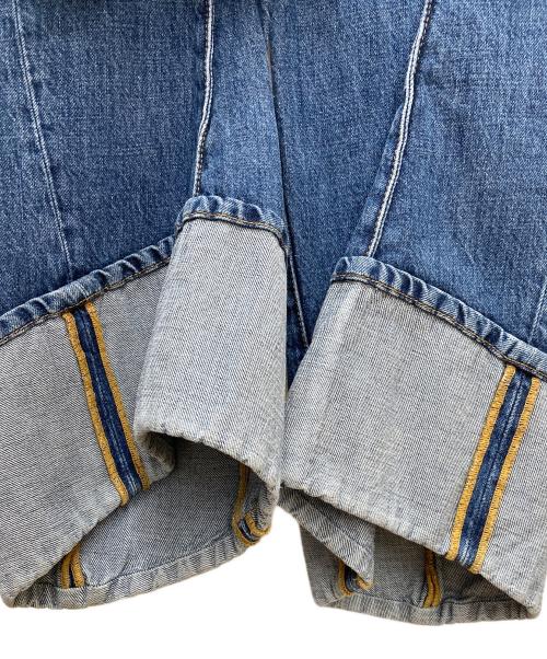 BOTTEGA VENETA（ボッテガベネタ）BOTTEGA VENETA (ボッテガベネタ) カーブシェイプデニムパンツ　723355 V2J80 ブルー サイズ:34の古着・服飾アイテム