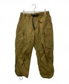 GRIP SWANYグリップスワニー）の古着「BRUSHED MESH LINING FIELD PANTS」｜オリーブ