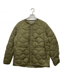UNIQLO×WHITE MOUNTAINEERING（ユニクロ×ホワイトマウンテ二アニング）の古着「ウルトラライトダウンオーバーサイズジャケット」｜オリーブ