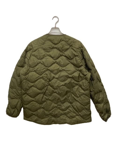 UNIQLO（ユニクロ）UNIQLO (ユニクロ) WHITE MOUNTAINEERING (ホワイトマウンテ二アニング) ウルトラライトダウンオーバーサイズジャケット オリーブ サイズ:XLの古着・服飾アイテム