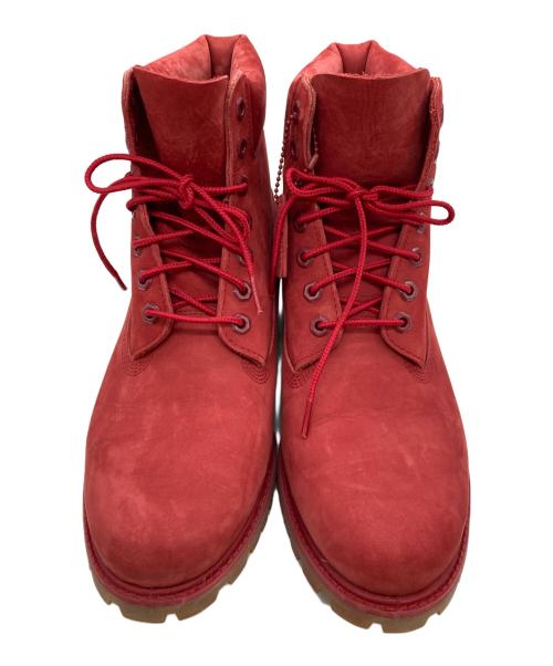 Timberland（ティンバーランド）Timberland (ティンバーランド) 6inch Premium Boots レッド サイズ:9.5Ｗの古着・服飾アイテム