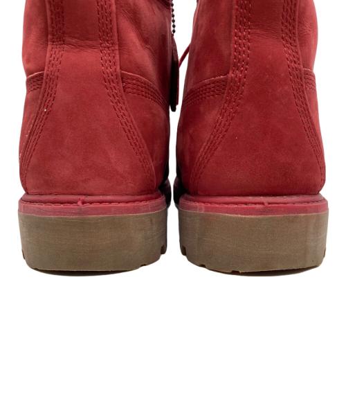 Timberland（ティンバーランド）Timberland (ティンバーランド) 6inch Premium Boots レッド サイズ:9.5Ｗの古着・服飾アイテム