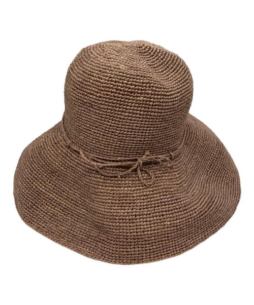 HELEN KAMINSKI（ヘレンカミンスキー）HELEN KAMINSKI (ヘレンカミンスキー) ラフィアハット ブラウンの古着・服飾アイテム