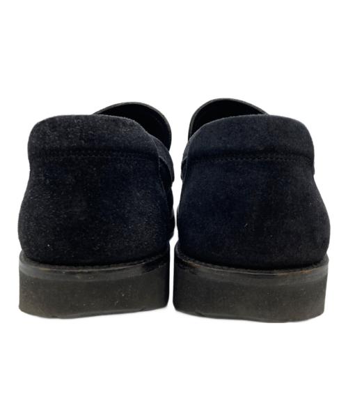 Salvatore Ferragamo（サルヴァトーレ フェラガモ）Salvatore Ferragamo (サルヴァトーレ フェラガモ) ガンチーニスエードローファー ブラック サイズ:8 1/2の古着・服飾アイテム