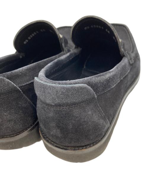 Salvatore Ferragamo（サルヴァトーレ フェラガモ）Salvatore Ferragamo (サルヴァトーレ フェラガモ) ガンチーニスエードローファー ブラック サイズ:8 1/2の古着・服飾アイテム