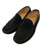 Salvatore Ferragamoサルヴァトーレ フェラガモ）の古着「スエードドライビングシューズ」｜ブラック