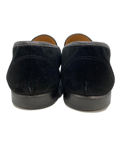 Salvatore Ferragamo（サルヴァトーレ フェラガモ）Salvatore Ferragamo (サルヴァトーレ フェラガモ) スエードドライビングシューズ ブラック サイズ:8 1/2の古着・服飾アイテム