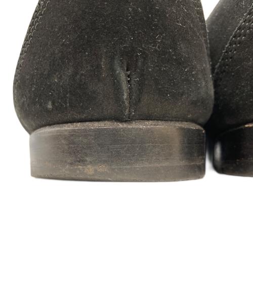 Salvatore Ferragamo（サルヴァトーレ フェラガモ）Salvatore Ferragamo (サルヴァトーレ フェラガモ) スエードドライビングシューズ ブラック サイズ:8 1/2の古着・服飾アイテム