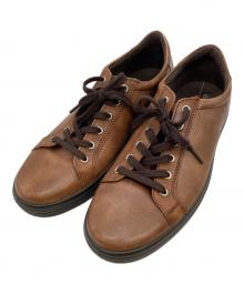 ECCO（エコー）の古着「ソフトクラシック スニーカー」｜ブラウン