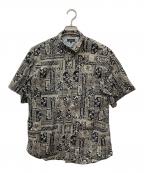 Paul Smith COLLECTIONポールスミス コレクション）の古着「柄シャツ」｜グレー