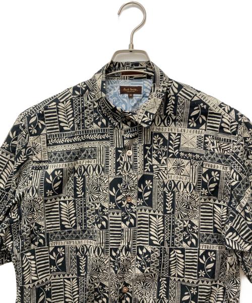 Paul Smith COLLECTION（ポールスミス コレクション）Paul Smith COLLECTION (ポールスミス コレクション) 柄シャツ グレー サイズ:Mの古着・服飾アイテム