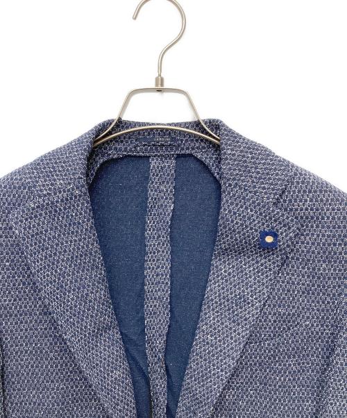 LARDINI（ラルディーニ）LARDINI (ラルディーニ) 3Bニットジャケット　EE0526AQ55 ネイビー サイズ:48の古着・服飾アイテム
