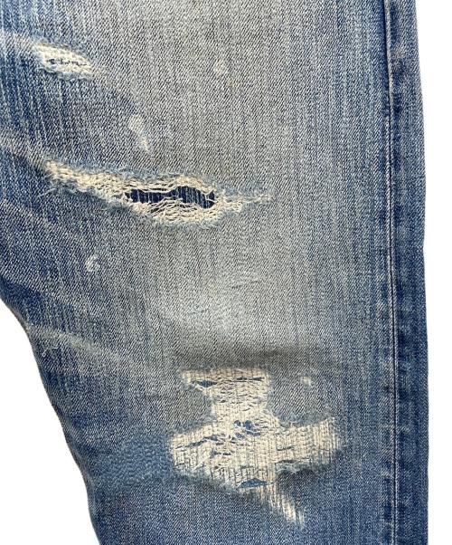 LEVI'S VINTAGE CLOTHING（リーバイス ビンテージ クロージング）LEVI'S VINTAGE CLOTHING (リーバイス ビンテージ クロージング) ダメージ加工ビッグE復刻デニムパンツ　71501 インディゴ サイズ:W36の古着・服飾アイテム