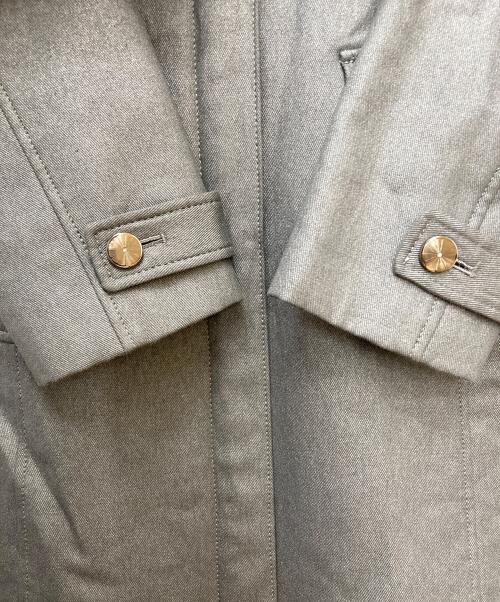 Rene（ルネ）Rene (ルネ) ステンカラーコート グレー サイズ:36の古着・服飾アイテム