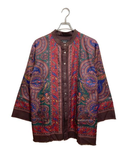 glamb（グラム）glamb (グラム) Bohemian stand collar SH ブラウン サイズ:3の古着・服飾アイテム