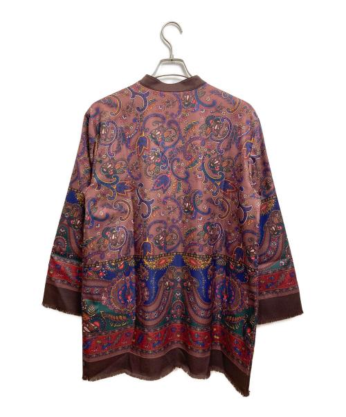glamb（グラム）glamb (グラム) Bohemian stand collar SH ブラウン サイズ:3の古着・服飾アイテム