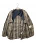 中古・古着 STUDIO NICHOLSON (スタジオ ニコルソン) マドラスチェック ソフトテーラード ジャケット　51-10-421008 ブラウン サイズ:S：20000円