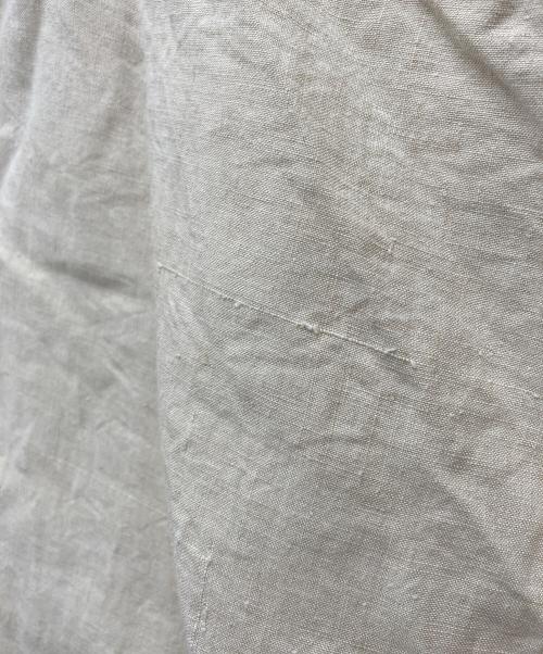 VINCENT JALBERT（ヴィンセント ジャルバート）VINCENT JALBERT (ヴィンセント ジャルバート) リネンワイドパンツ ベージュ サイズ:Lの古着・服飾アイテム