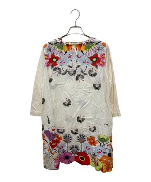 OLLEBOREBLA（アルベロベロ）OLLEBOREBLA (アルベロベロ) スカラッププリントワンピース アイボリー サイズ:表記なしの古着・服飾アイテム