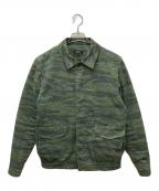 A.P.C.アーペーセー）の古着「タイガーカモミリタリージャケット」｜グリーン