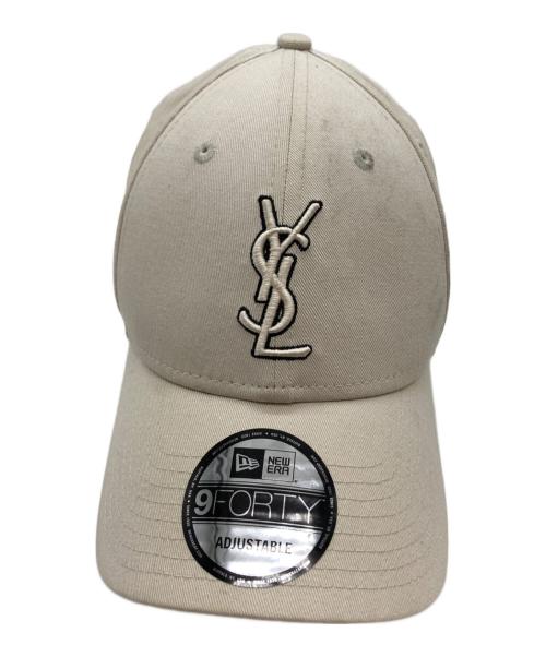 New Era（ニューエラ）New Era (ニューエラ) Yves Saint Laurent (イヴサンローラン) キャップ ベージュの古着・服飾アイテム