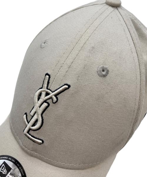 New Era（ニューエラ）New Era (ニューエラ) Yves Saint Laurent (イヴサンローラン) キャップ ベージュの古着・服飾アイテム